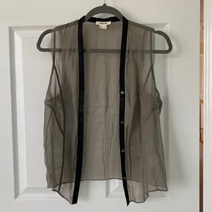 Helmut Lang sheer vest